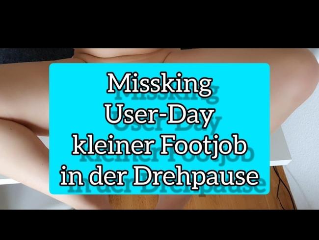 User-Day kleiner Footjob in der Drehpause