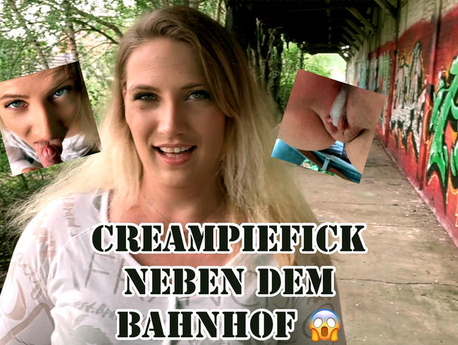 Creampiefick neben dem Bahnhof