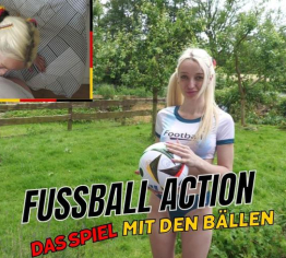 Fussball-Action: Das Spiel mit den Bällen