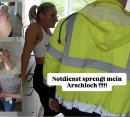 Arsch gesprengt!! Real Life … Rohrbruch Nothilfe stopft das leck….