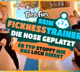 Beim FICKNESStrainer die Hose geplatzt – der Typ STOPFT mir das LOCH direkt