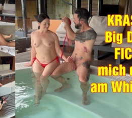 KRASS! Big Dick fickt mich direkt am Whirlpool!