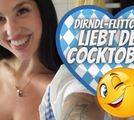 Dirndl-Flittchen liebt den Cocktober!