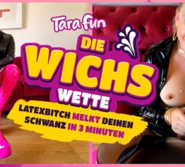 Die WICHSWETTE – LATEXBITCH melkt Deinen Schwanz in 3 Minuten