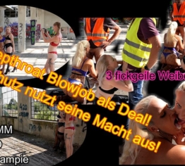 Blowjob als Deal für Werkschutz? Kommen wir damit durch?