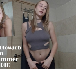 Fremd 1Blowjob im Badezimmer mit DIR